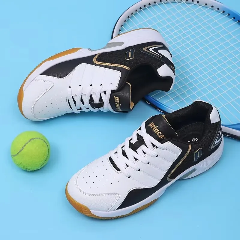 Badminton Fun - Sepatu Bulu Tangkis Kulit Pria Wanita