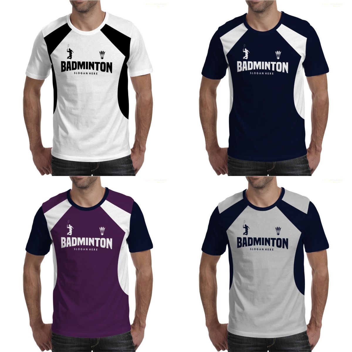 Badminton Aesthetic - Kaos Jersey Bulu Tangkis Pria &