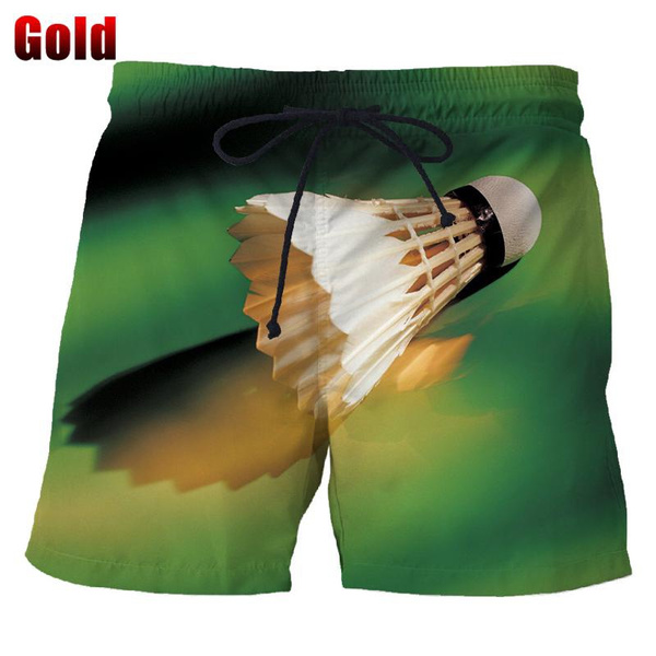 Badminton China - Olahraga Bulu Tangkis Fashion 3D Celana