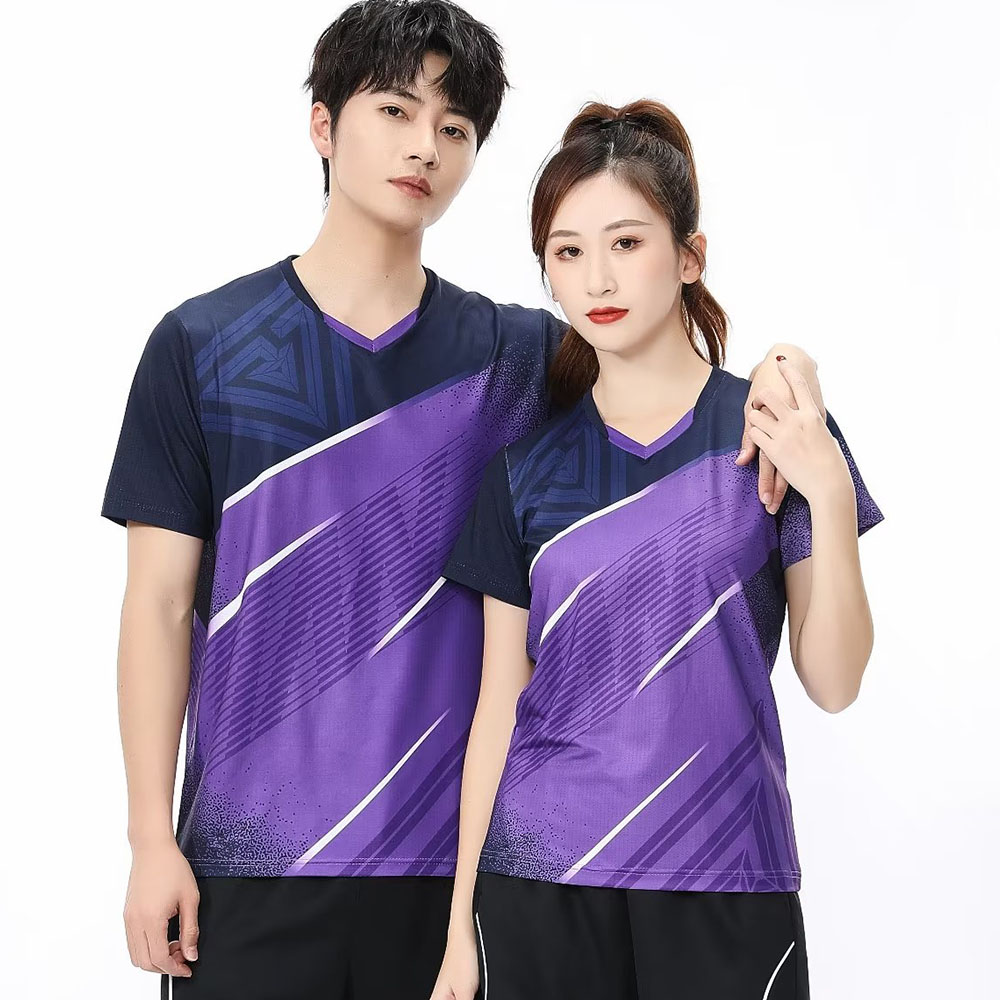 Badminton Aesthetic - Kaus lengan pendek Ping Pong Pria
