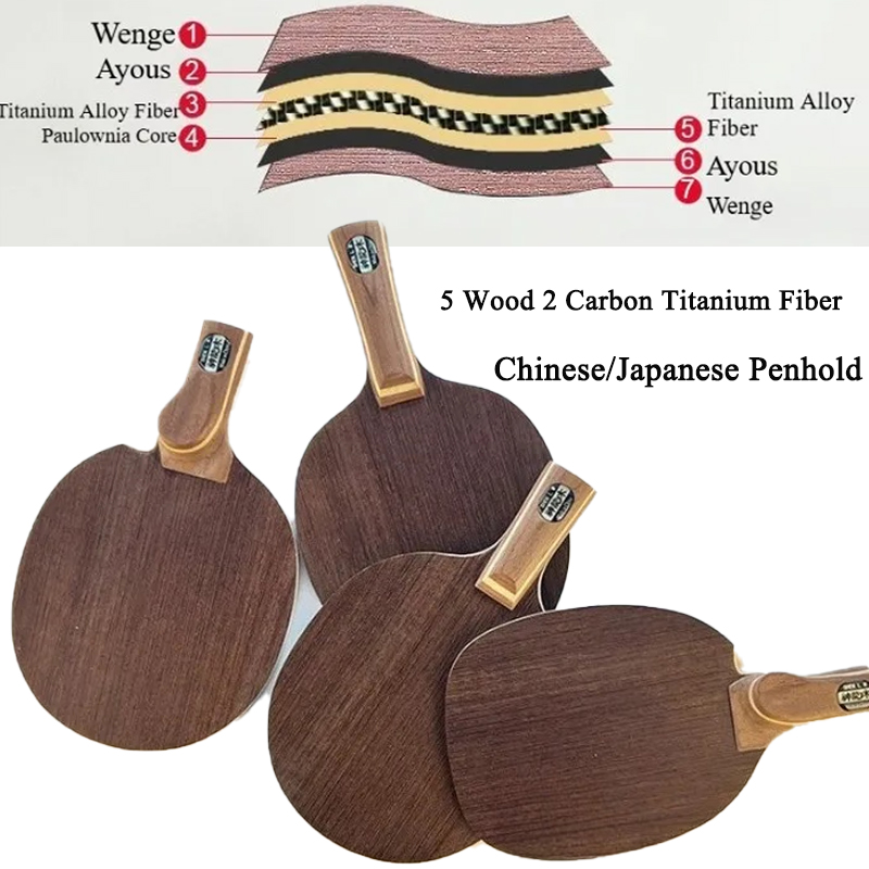 Badminton China - Raket Tenis Meja Profesional Model Penhold