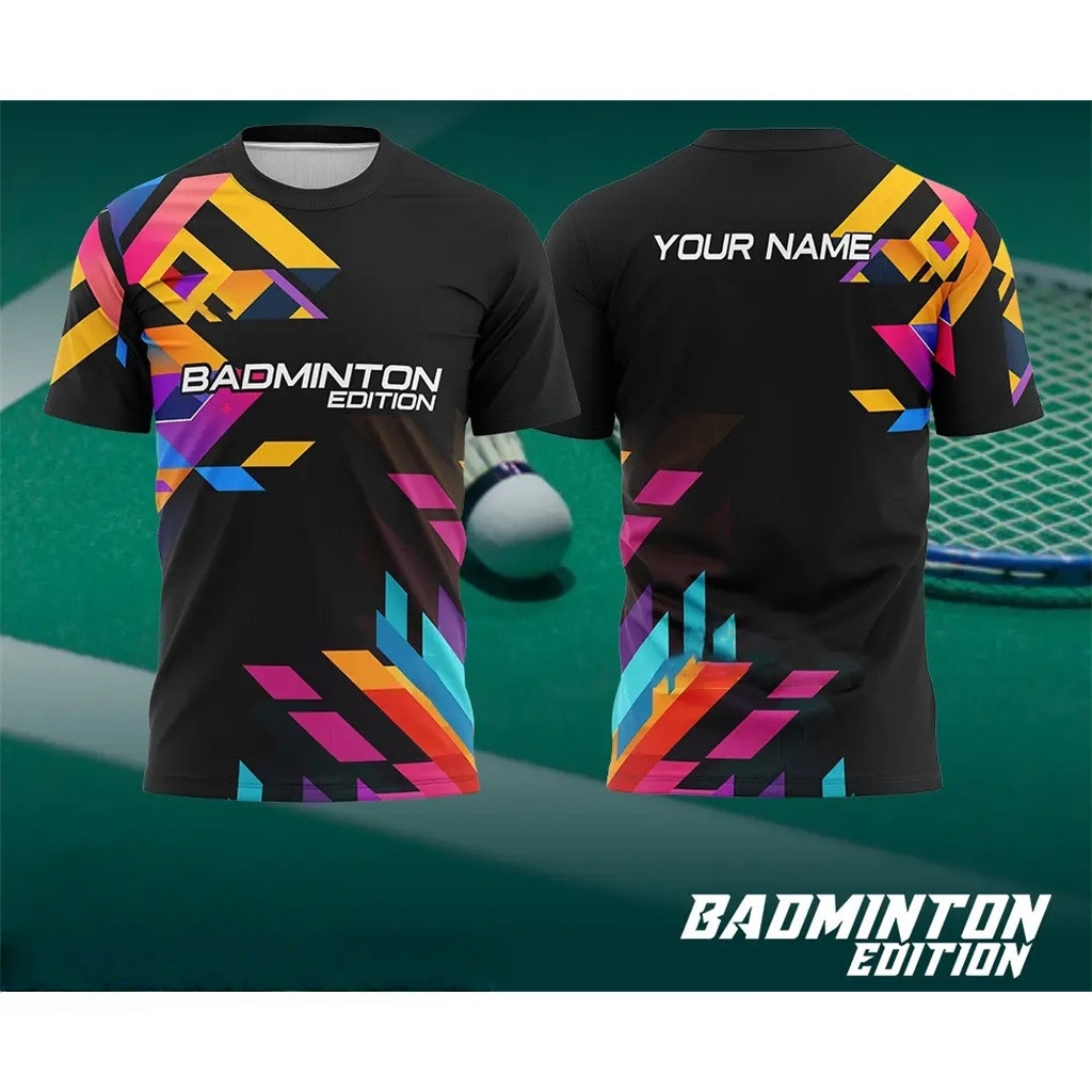 Pakaian Bulu Tangkis Pria Kaos - Badminton Outfit ulasan dan harga