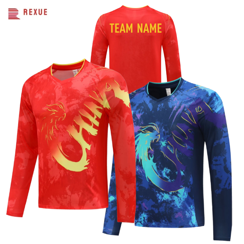 Kemeja tenis meja lengan panja - Badminton China ulasan dan harga