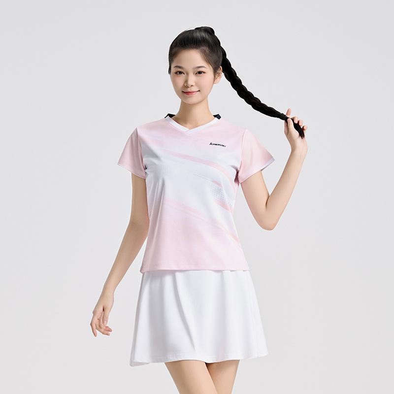 Kaos Bulu Tangkis Wanita Asli  - Badminton Outfit ulasan dan harga
